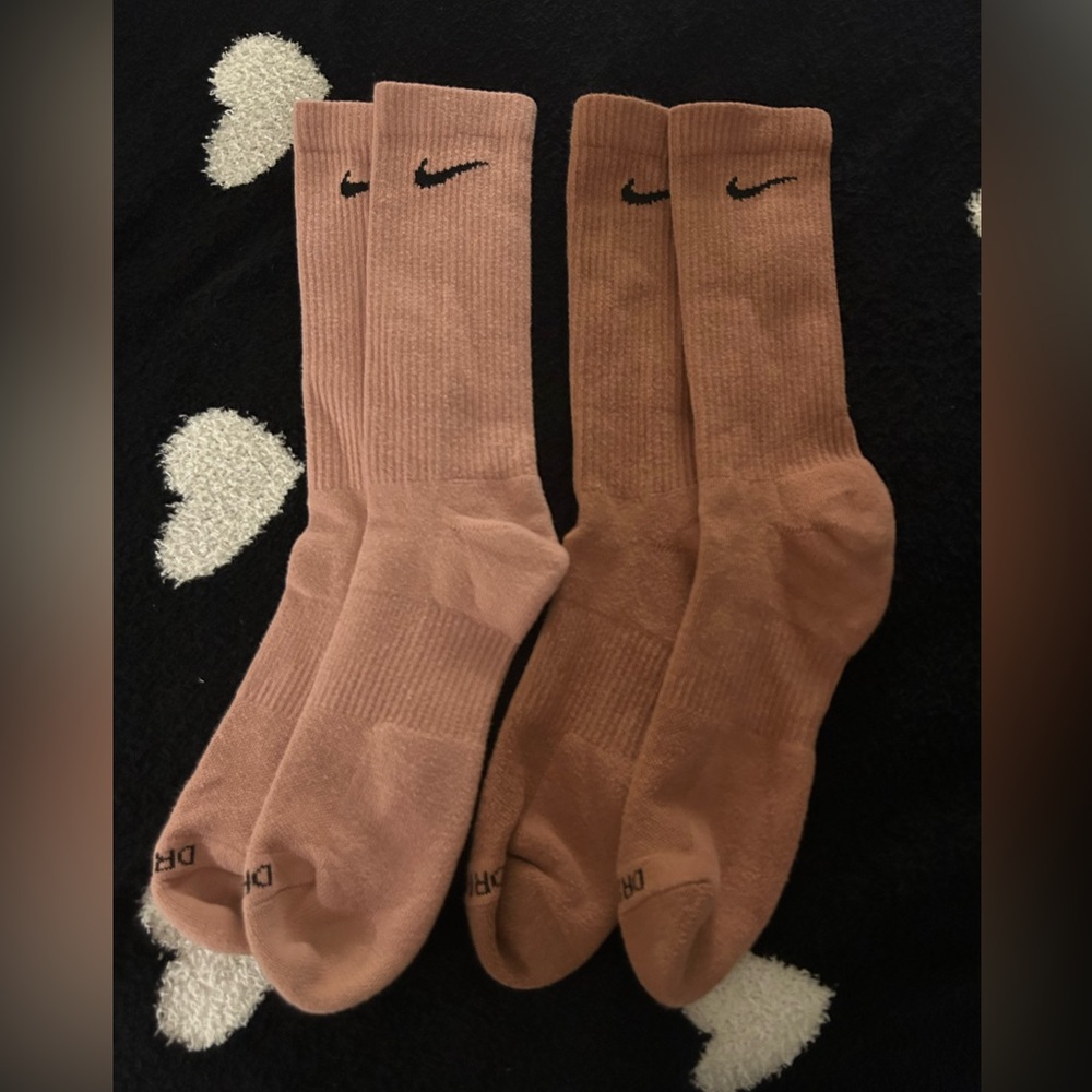 Nike Brown Crew Dri-Fit socks